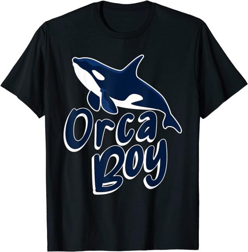 Kids Funny Whales Orca Boy Orcas T-Shirt