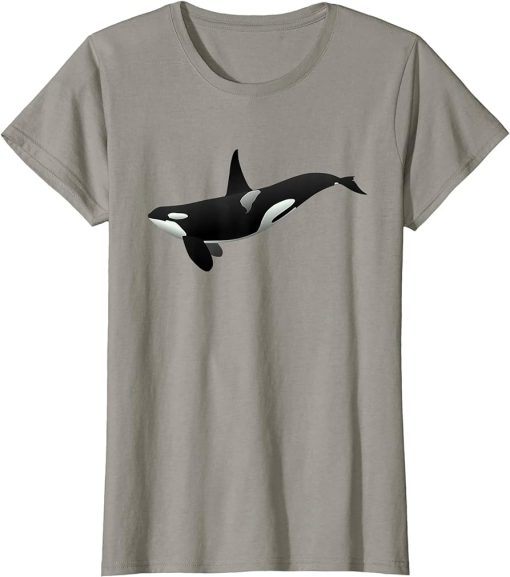 Womens Orca Killer Whale Art Sea Panda Save The Whales Sea Ocean T-Shirt