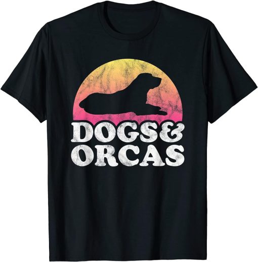 Dogs and Orcas Men"s or Women"s Dog and Orca T-Shirt