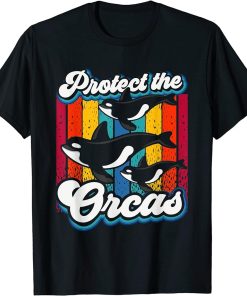 Protect The Orcas Orca Whale Sea T-Shirt