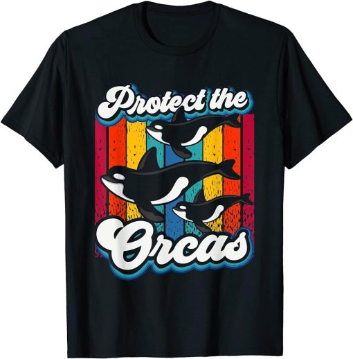 Protect The Orcas Orca Whale Sea T-Shirt